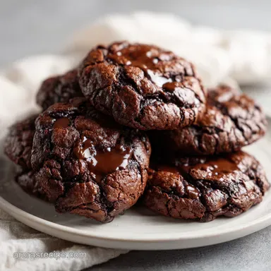 Double Chocolate Cookies: Bakery Style Recipe Card