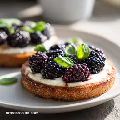 Blackberry Ricotta Pizza in 35 Minutes Recipe Card