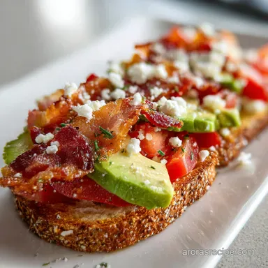 BLAT Sandwich With Feta in 20 Minutes Recipe Card