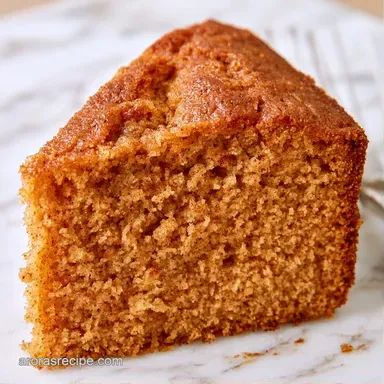 Brown Sugar Spice Cake for 16 Servings Recipe Card