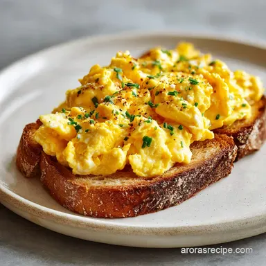 Scrambled Egg Brunch Bread for 4 Servings