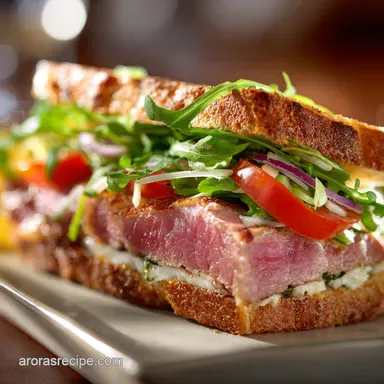 Rich Buona Beef Tuna Genovese Copycat The Ultimate Deli Sandwich Recipe Card
