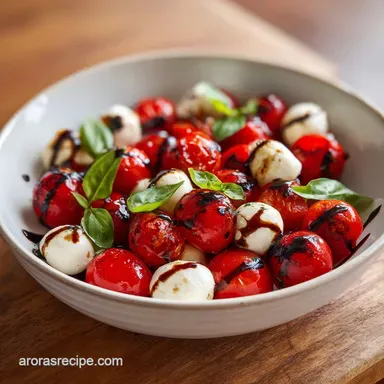 Caprese Salad Skewers Appetizer: 25 Min Recipe Card