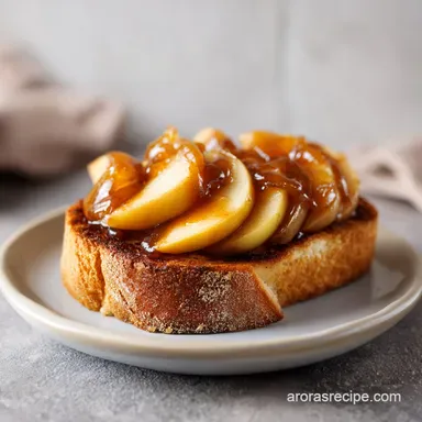 Caramel Apple French Toast for 12 Recipe Card