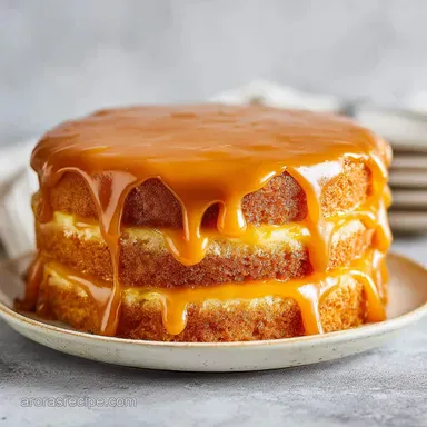 Caramel Cake Caramel Icing in 1 Hour Recipe Card