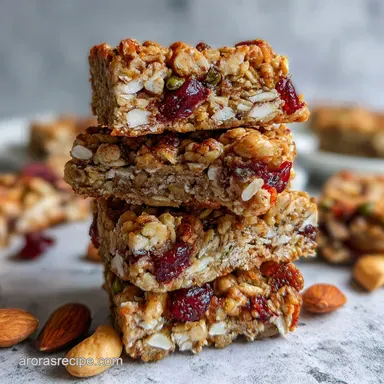 Chewy Granola Bars For Kids in 25 Mins Recipe Card