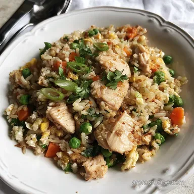 Chicken Fried Rice in 25 Minutes: Flavorful Homemade
