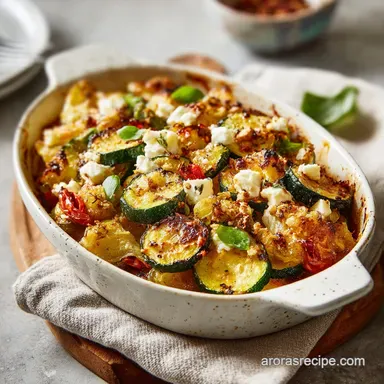 Chicken Zucchini Bake for 4 Servings