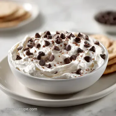 Chocolate Chip Cheesecake Dip in 10 Minutes Recipe Card