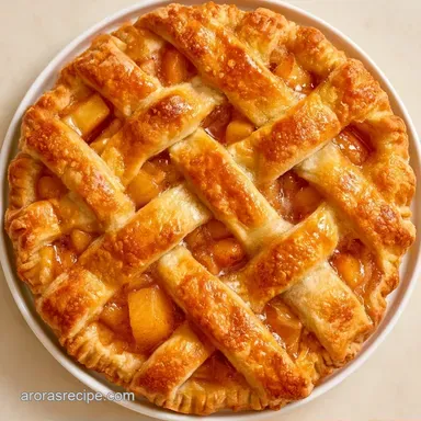 Cinnamon Apple Pie for 8 Servings Recipe Card