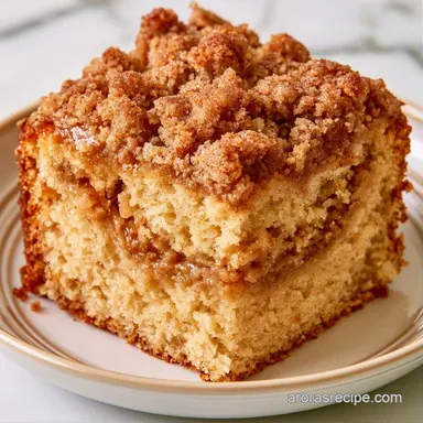 Cinnamon Nutmeg Coffee Cake with Sour Cream Recipe Card