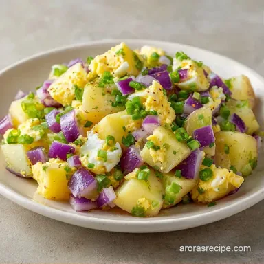 Classic Potato Salad for 10 Servings Recipe Card