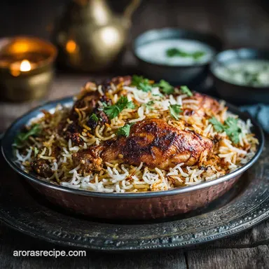 Classic Hyderabadi Chicken Biryani The Best Layered Dum Recipe Recipe Card