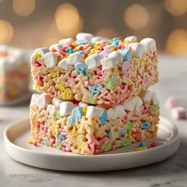 Rice Krispie Treat with Marshmallows in 15 Minutes Recipe Card