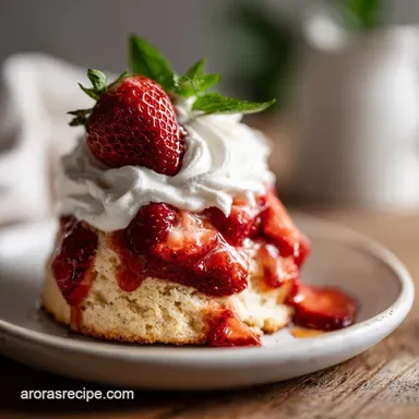 Classic Strawberry Shortcake Recipe for 8