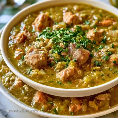 Colorado Green Chili with Pork Recipe Card