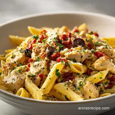Olive Garden Chicken Pasta in 30 Minutes Recipe Card