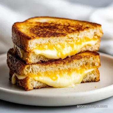 Copycat Disneyland Grilled Cheese for 4 Servings Recipe Card