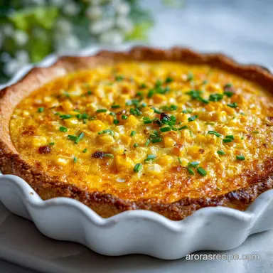 Corn Pie Recipe: Homestyle Creamy Custard Bake