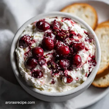 Cranberry Cream Cheese Dip Recipe in 15 Minutes