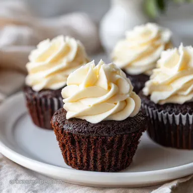 Cream Cheese Chocolate Cupcakes: Silky
