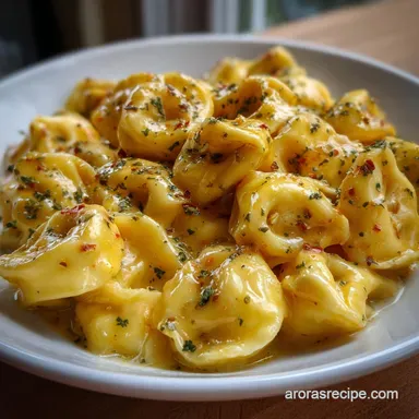 30 Minute Cheese Tortellini Easy Creamy Tortellini: Weeknight Dream Recipe Card