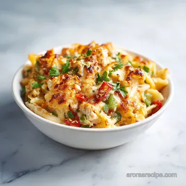Chicken Noodle Casserole in 30 Minutes with Panko Crust Recipe Card
