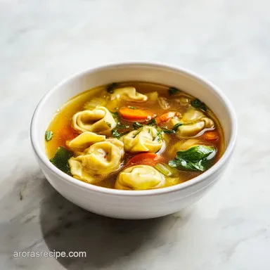 Creamy Chicken Tortellini Soup: A Cozy 40-Minute Recipe Recipe Card