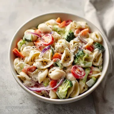 Ranch Pasta Salad with Rotini and Bacon in 25 Minutes