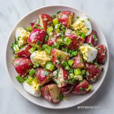 Creamy Red Potato Salad with Egg Recipe Card