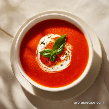 Creamy Tomato Basil Soup in 20 Minutes: Smooth and Silky