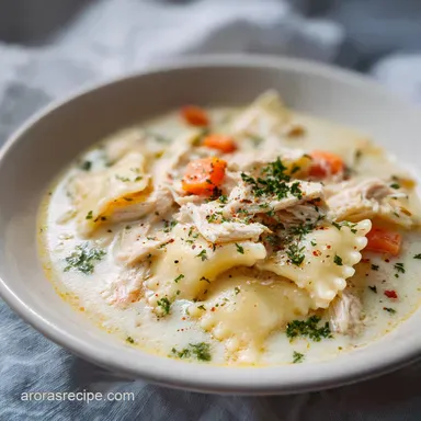 White Lasagna Soup with Chicken in 40 Minutes