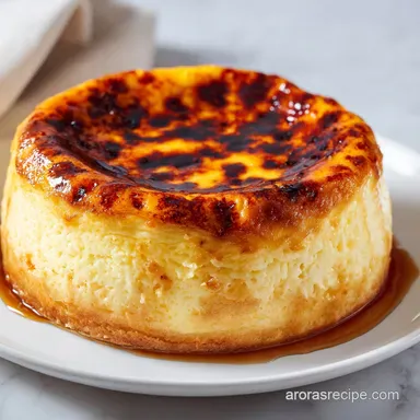 Creme Brulee Cheesecake Recipe for 12 Servings Recipe Card