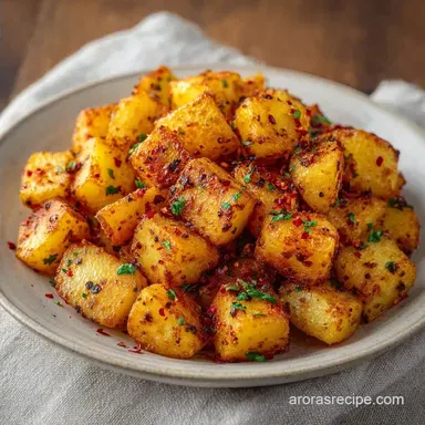 Crispy Air Fryer Diced Potatoes for 4