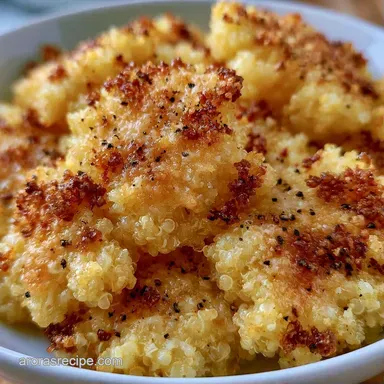 Crispy Baked Quinoa Side in 35 Minutes Recipe Card