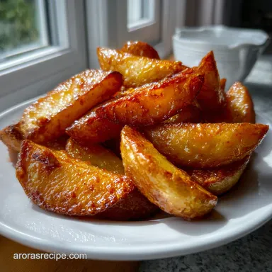 How To Make Wedges From Potatoes: Ultra Crispy Fluffy Recipe Card
