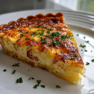 Crustless Quiche Lorraine: Oven-Only Silky Custard
