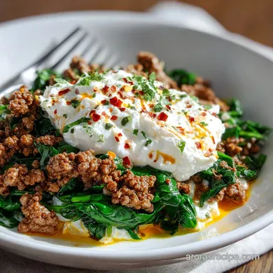 Easy High Protein Cottage Cheese Ground One-Pot Meal in 15 Minutes Recipe Card