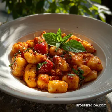 gnocchi pomodoro: Restaurant-Grade Cling in 25 Minutes Recipe Card