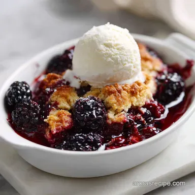 Blackberry Cobbler in 55 Minutes: A Southern Baked Classic