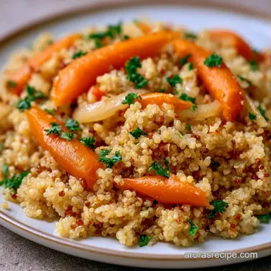 Easy Mixed Veggie Quinoa for Meal Prep Recipe Card