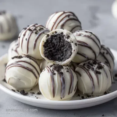 Oreo Balls Recipe: Easy No Bake Oreo Truffles Recipe Card