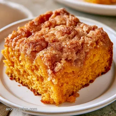 Easy Pumpkin Dump Cake for 12 Servings Recipe Card