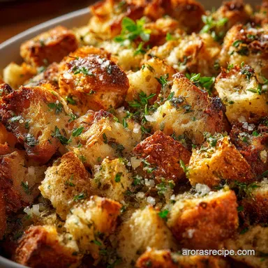 Easy Stuffing: The Best Crispy Herb Dressing Recipe for Turkey Recipe Card