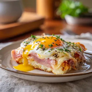 Eggs Benedict Casserole: Make-Ahead Custard