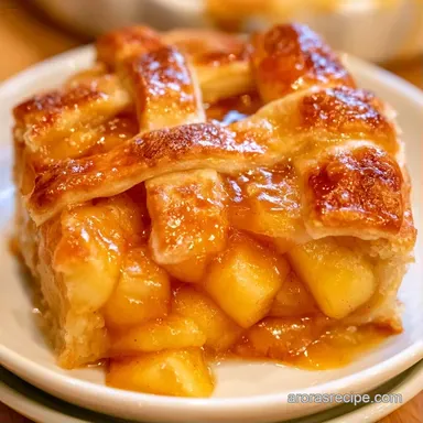 Fall Apple Pie for 8 Slices Recipe Card