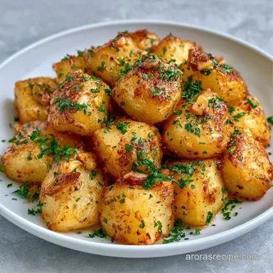Garlic and Herb Potatoes in 30 Minutes Recipe Card
