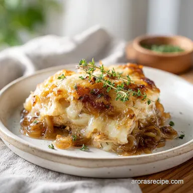 French Onion Chicken Casserole with Rice