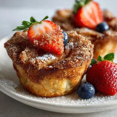 French Toast Muffin Cup with Cinnamon Sugar: Crispy & Velvety Recipe Card