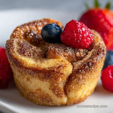 French Toast Muffin Cup with Cinnamon Sugar: Crispy & Velvety